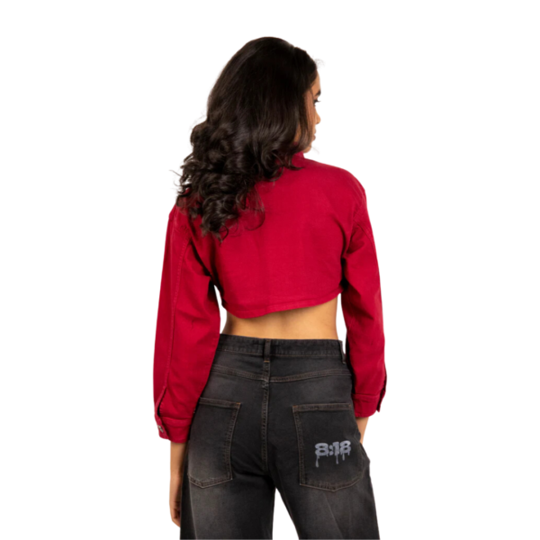 RED ZIPPER JACKET - Image 2