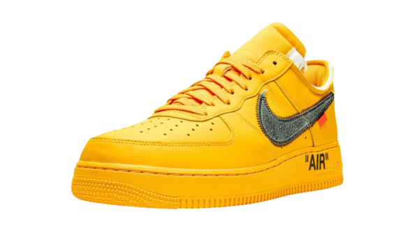 Nike Airforce 1 Low Off White ICA University Gold Lemonade - Image 2