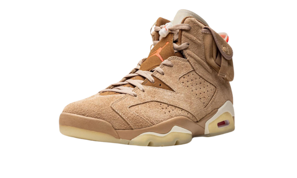 Travis Scott x Air Jordan 6 Retro 'British Khaki' - Image 4