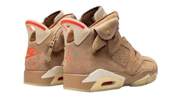 Travis Scott x Air Jordan 6 Retro 'British Khaki' - Image 3