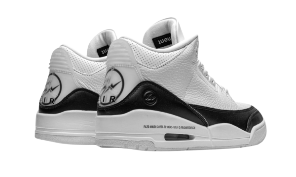 Fragment Design x Air Jordan 3 Retro SP 'White' - Image 3