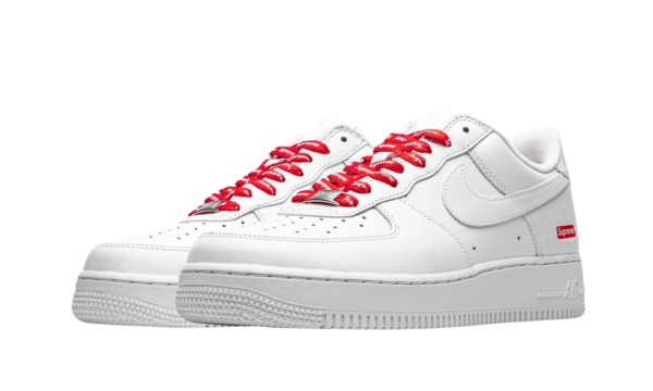 Air Force 1 Low Supreme Box Logo White - Image 4