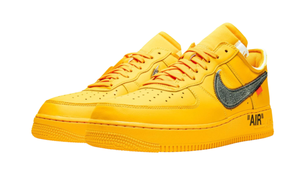 Nike Airforce 1 Low Off White ICA University Gold Lemonade - Image 4