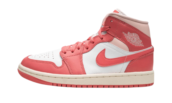 Wmns Air Jordan 1 Mid 'Strawberries and Cream'