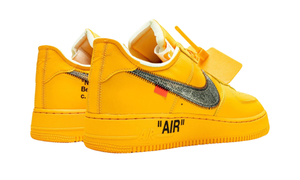 Nike Airforce 1 Low Off White ICA University Gold Lemonade - Image 5