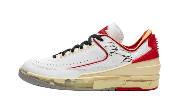 Off-White x Air Jordan 2 Retro Low SP 'White Varsity Red'