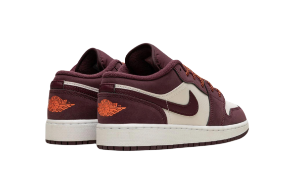 Jordan 1 Low Night Maroon (GS) - Image 4