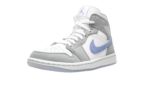 Wmns Air Jordan 1 Mid 'Wolf Grey Aluminum' - Image 5