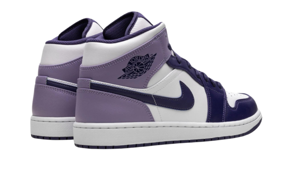 Air Jordan 1 Mid White Sky J Purple - Image 3