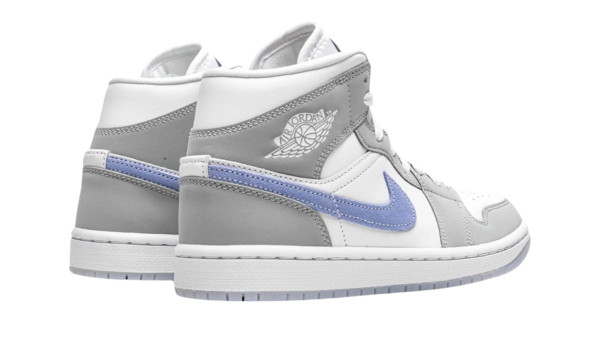 Wmns Air Jordan 1 Mid 'Wolf Grey Aluminum' - Image 3