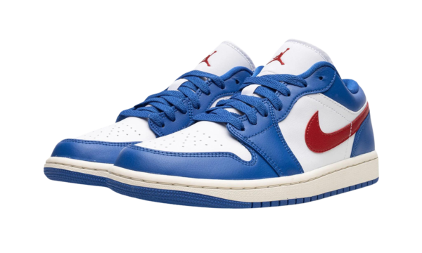 Jordan 1 Low Sport Blue Gym Red (Women's) - Image 2