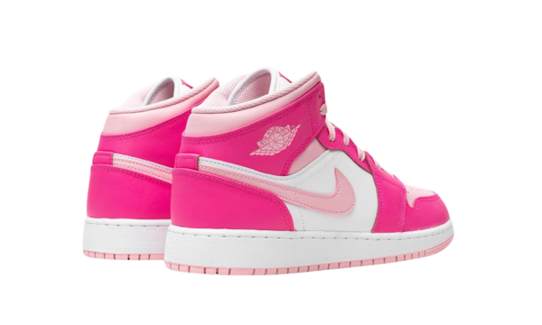 Air Jordan 1 Mid GS "Fierce Pink" - Image 4