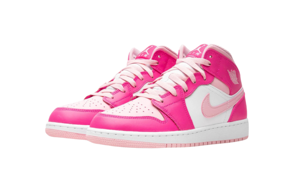 Air Jordan 1 Mid GS "Fierce Pink" - Image 2