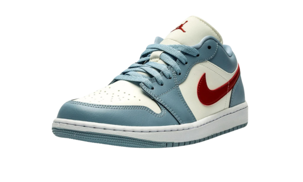 Jordan 1 Low Blue Dune Red - Image 4