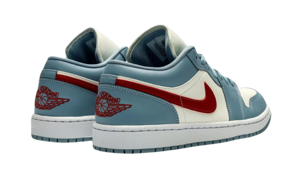 Jordan 1 Low Blue Dune Red - Image 3