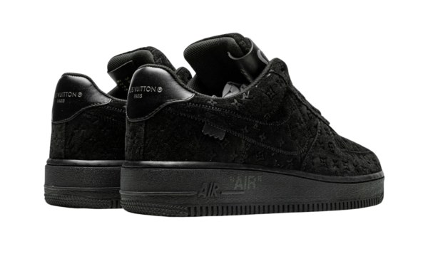 Louis Vuitton x Nike Air Force 1 By Virgil Abloh "Black" - Image 3