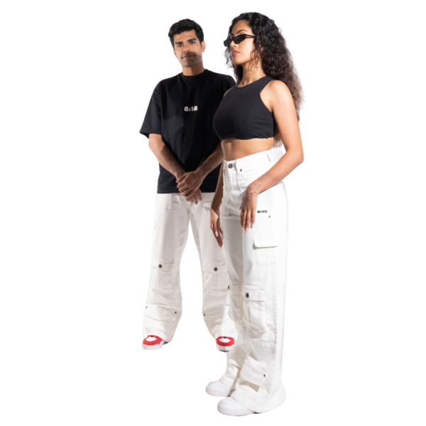 White Cargo Pants