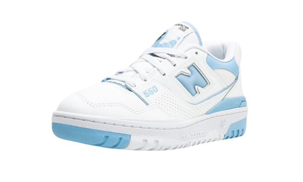 New Balance 550 White Blue Haze Rain Cloud - Image 4