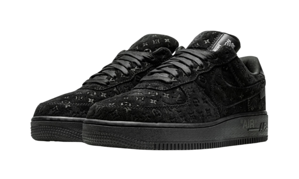 Louis Vuitton x Nike Air Force 1 By Virgil Abloh "Black" - Image 2