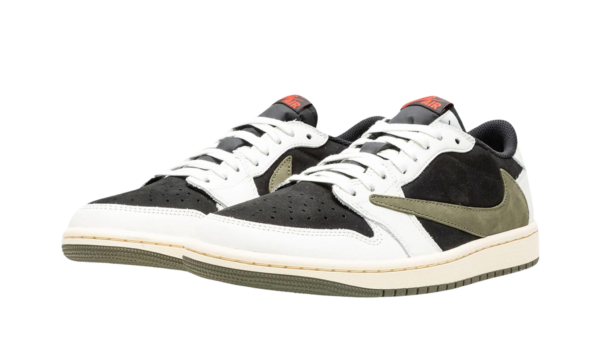 Wmns Travis Scott x Air Jordan 1 Low OG 'Olive' - Image 2