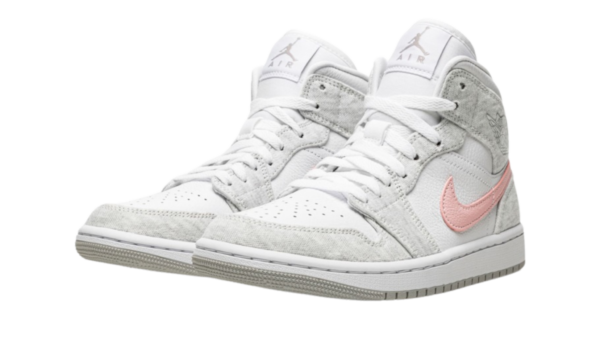 Wmns Air Jordan 1 Mid SE 'White Light Iron Ore' - Image 2