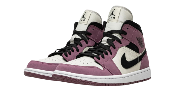 Wmns Air Jordan 1 Mid SE 'Light Mulberry' - Image 2