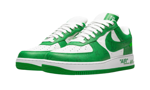 Louis Vuitton Nike Air Force 1 Low White Green - Image 2