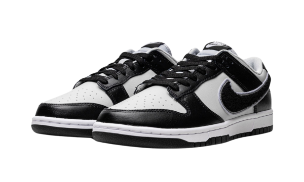 Nike Dunk Low 'Chenille Swoosh' Grey Fog - Image 2