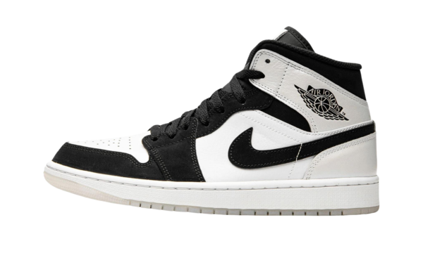 Air Jordan 1 Mid SE 'Black and White' - Diamond Shorts