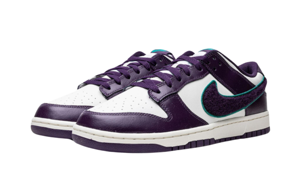 Nike Dunk Low 'Chenille Swoosh' Grand Purple - Image 2