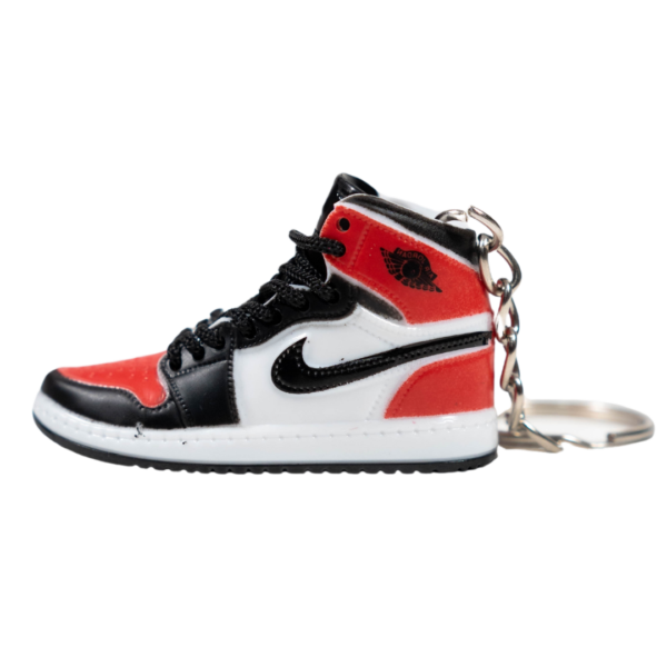 Jordan 1 High Red Toe Keychain