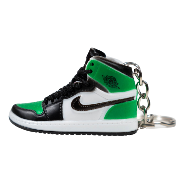 Jordan 1 High Green Toe Keychain