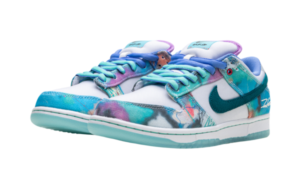 Futura X Nike SB Dunk Low 'Bleached Aqua' - Image 2