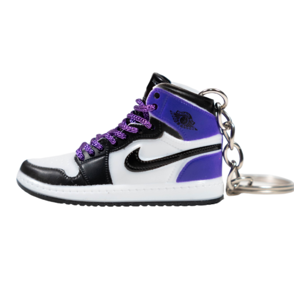 Jordan 1 High Court Purple Keychain